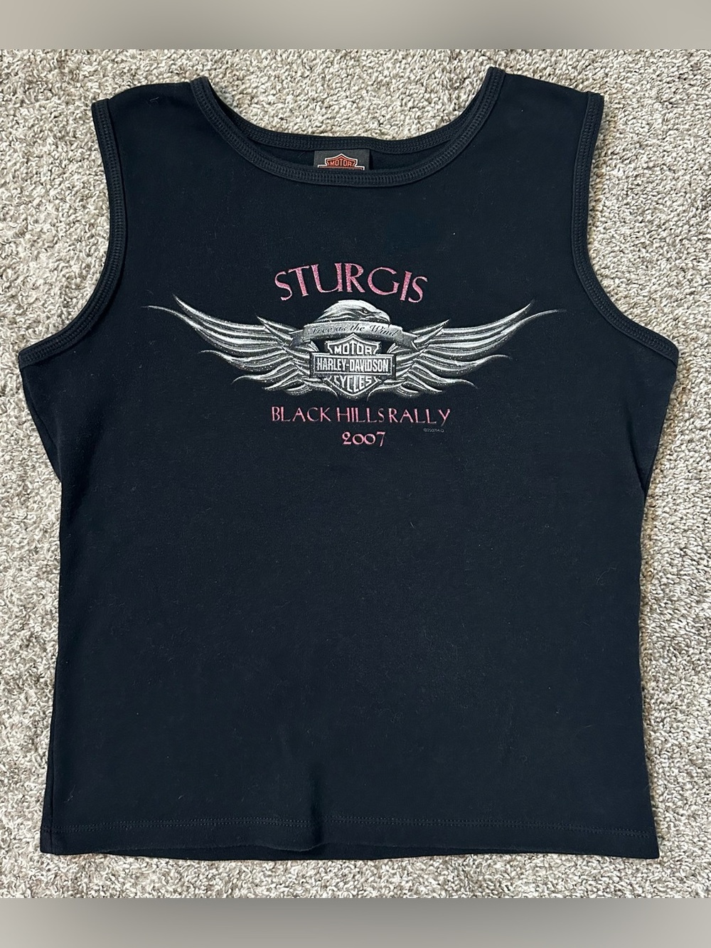 Harley Davidson Women’s Sturgis 20th Anniversary Tank Top Size L